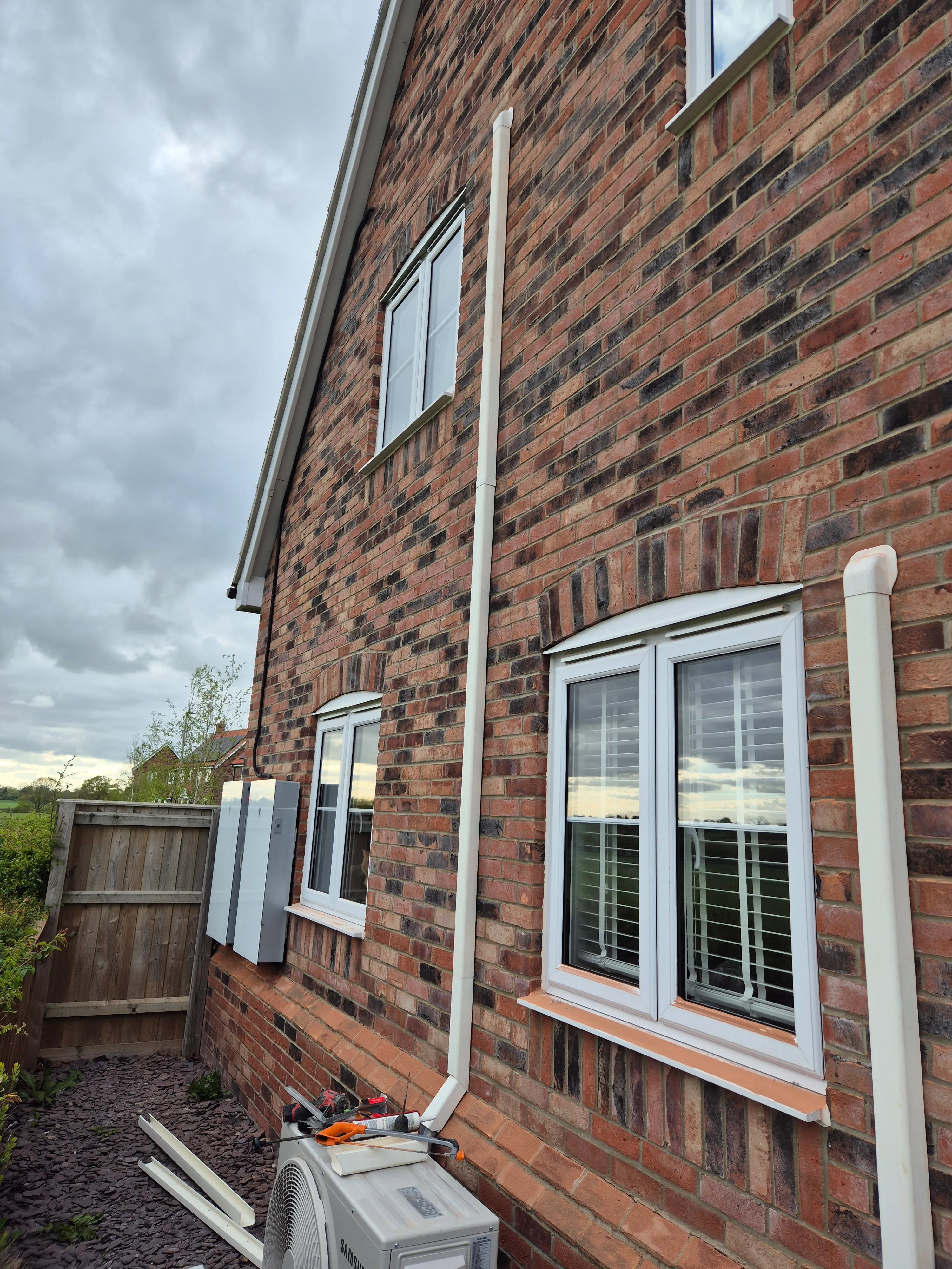 External view of the property where the AC was installed